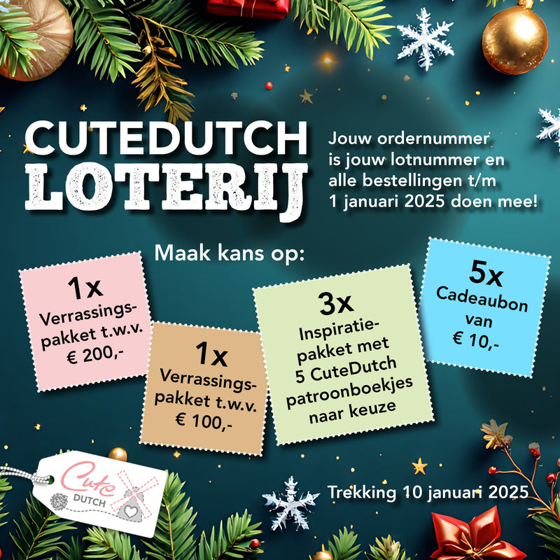 CuteDutch Loterij: Maak kans op de hoofdprijs t.w.v. €200,-!