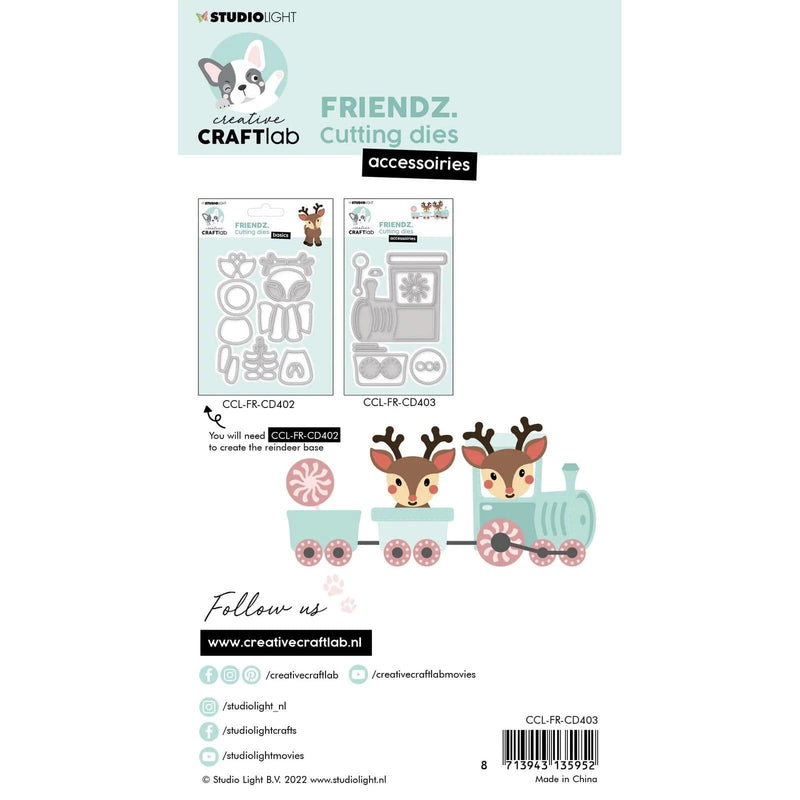 Creative Craftlab Snijmallen Creative Craftlab - Snijmal Friendz North Pole Epress