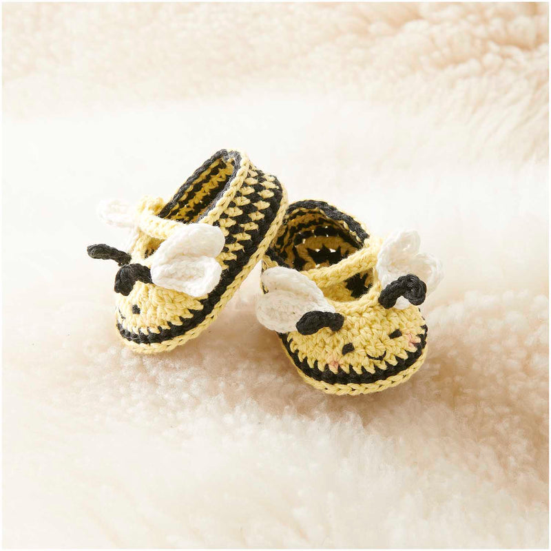 RicoDesign Haakpakketten Haakpakket: Ricorumi Baby Booties Bij