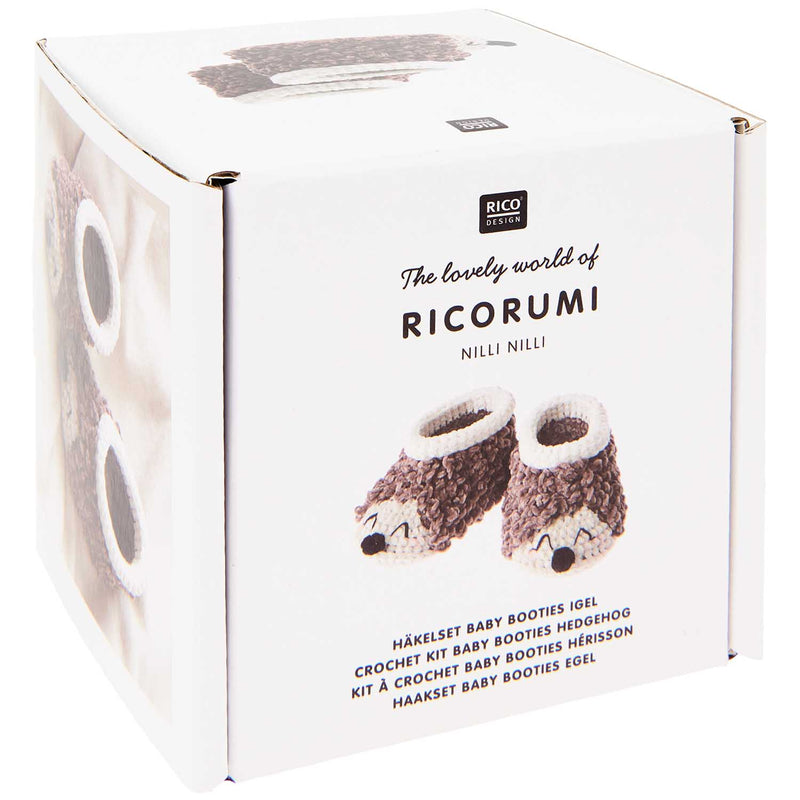 RicoDesign Haakpakketten Haakpakket: Ricorumi Baby Booties Egel