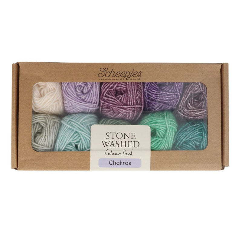 Scheepjes Wol & Garens Aura Scheepjes Stone Washed Colour Pack