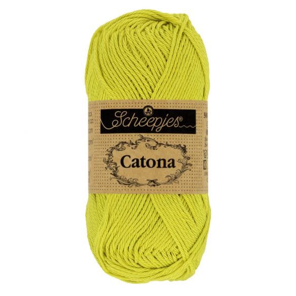 Scheepjes Wol & Garens Scheepjes Catona 245 Green Yellow