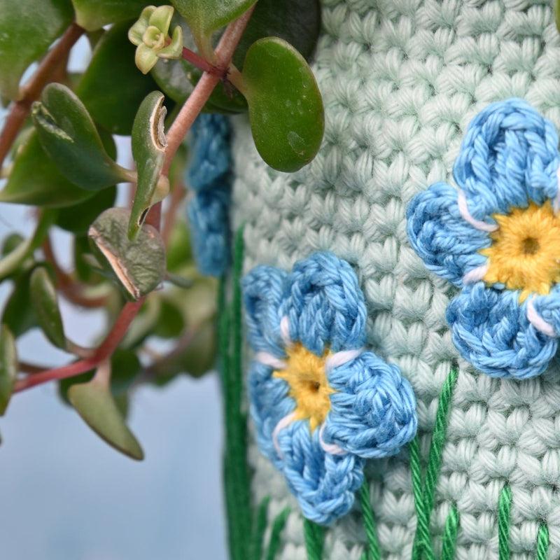 CuteDutch Haakpakketten Haakpakket: Bloempot vergeet-mij-nietjes